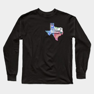 Texas State Symbols Long Sleeve T-Shirt